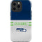 NFL Seattle Seahawks White Striped iPhone 15 Pro Max Impact Case